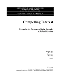 Compelling Interest