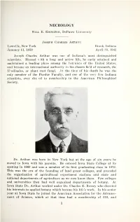 Proceedings of the Indiana Academy of Science
