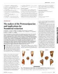 The Makers of the Protoaurignacian and Implications for Neandertal Extinction S