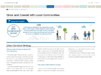 Grow and Coexist with Local Communities Urban Development with ESG Model Stores at the Core Support for the Next Generation and Local Revitalization