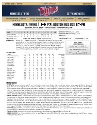 Post-Game Notes