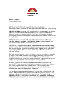 PRESS RELEASE for Immediate Release SNP Security Wins