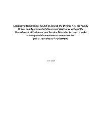 Legislative Background