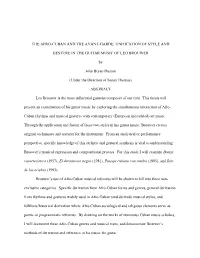 The Afro-Cuban and the Avant-Garde: Unification of Style And
