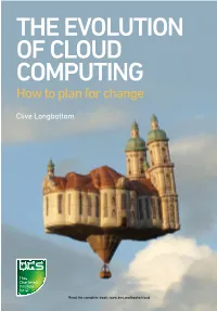 The Evolution of Cloud Computing