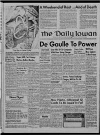 Daily Iowan (Iowa City, Iowa), 1958-05-30