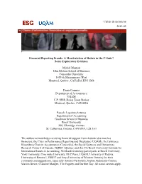 Financial Reporting Frauds: a Manifestation of Hubris in the C-Suite? Some Exploratory Evidence
