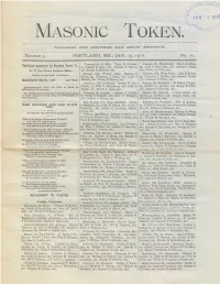 Masonic Token