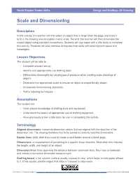 Scale and Dimensioning (Mechanical Board Drafting)