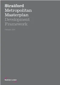Stratford Metropolitan Masterplan Development Framework
