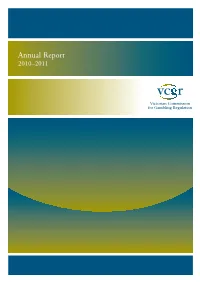VCGR Annual Report 10-11