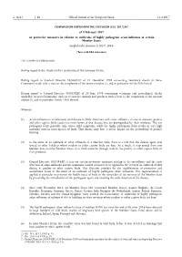 COMMISSION IMPLEMENTING DECISION (EU) 2017/247 of 9 February 2017 on Protective Measures in Relation to Outbreaks of Highly Path