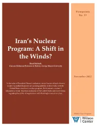 Iran's Nuclear Program