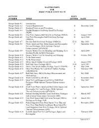 Master Index for Jedec Publication No