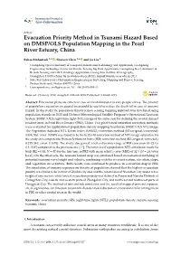 Evacuation Priority Method in Tsunami Hazard Based on DMSP/OLS Population Mapping in the Pearl River Estuary, China