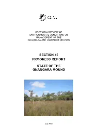 Section 46 Progress Report