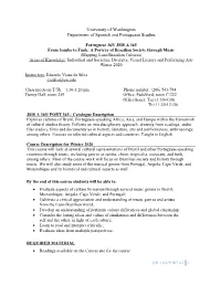PORT 365 Course Syllabus