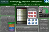Screening for Potential Viral Pathogens in Wastewater Effluent
