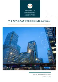 The Future of Work in Inner London