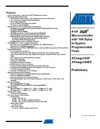 8-Bit Microcontroller with 16K Bytes In-System