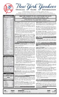 Official Game Information