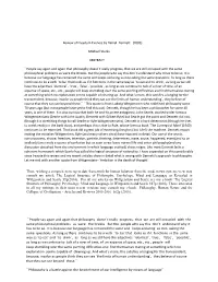 Review of Freedom Evolves by Daniel Dennett (2003)