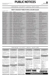 PUBLIC NOTICES SECTION Floridapublicnotices.Com and B Businessobserverfl.Com THURSDAY, MAY 27, 2021
