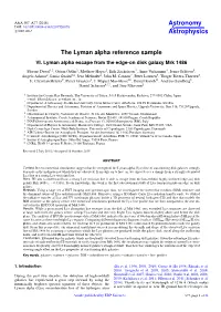 VI. Lyman Alpha Escape from the Edge-On Disk Galaxy Mrk 1486