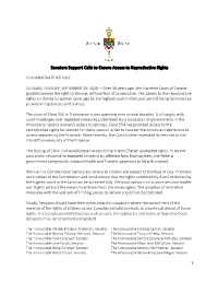 Senators Support Calls to Ensure Access to Reproductive Rights