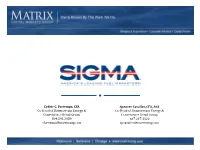 Slide Deck from Matrix M&A Market Update Webinar