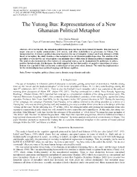 The Yutong Bus: Representations of a New Ghanaian Political Metaphor