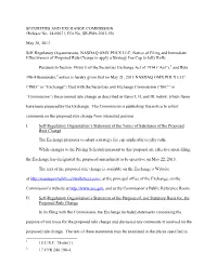 Notice of Filing and Immediate Effectiveness of Proposed Rule Change to Apply a Strategy Fee Cap to Jelly Rolls