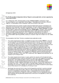 Response to Tilt Renewables Target Company Statement