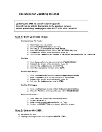 The Steps for Updating the 2488