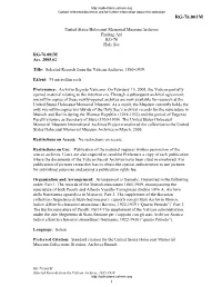 USHMM Finding