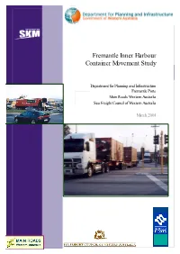 Fremantle Inner Harbour Container Movement Study