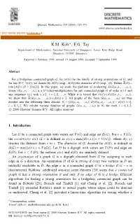 On Optimal Orientations of G Vertex-Multiplications Provided by Elsevier - Publisher Connector K.M