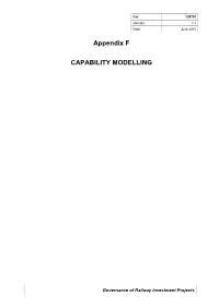 Appendix F CAPABILITY MODELLING