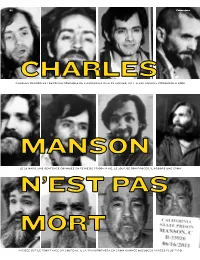 Charles Manson N'est Pas Mort
