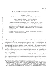 Many-Worlds Interpretation of Quantum Mechanics: a Paradoxical Picture