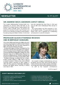 NEWSLETTER No