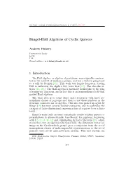 Ringel-Hall Algebras of Cyclic Quivers