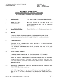 B" Engineering Division SPEC.: CE-33901 ISSUE: for PROPOSAL