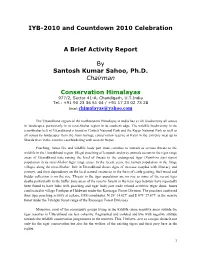 IYB-2010 and Countdown 2010 Celebration a Brief Activity Report