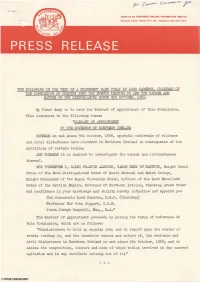 (1 April 1969), Statement by Lord Cameron, Chairman of The