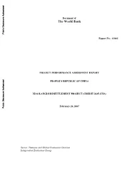 Annex B. Resettlement Criteria for the Xiaolangdi Project