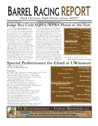 Special Performance for Efurd at Uwinmore