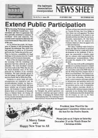 Extend Public Participation