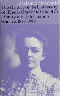 Ideals and Standards : the History of the University Of