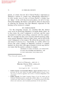 Means, of Course, That Not All of Union Pacific's Opposition to Manuela's